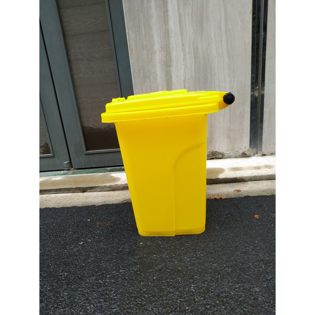 THÙNG RÁC NHỰA 30 LÍT - MÀU VÀNG