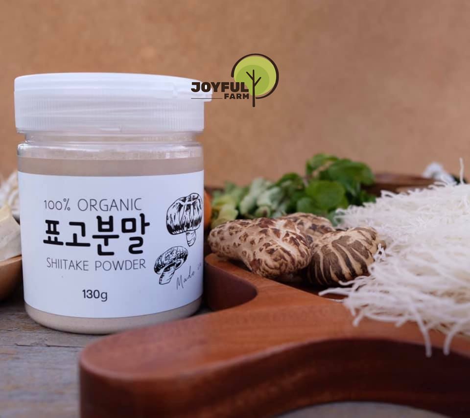 Bột gia vị nấm đông cô hữu cơ | Joyful Farm - 130gr