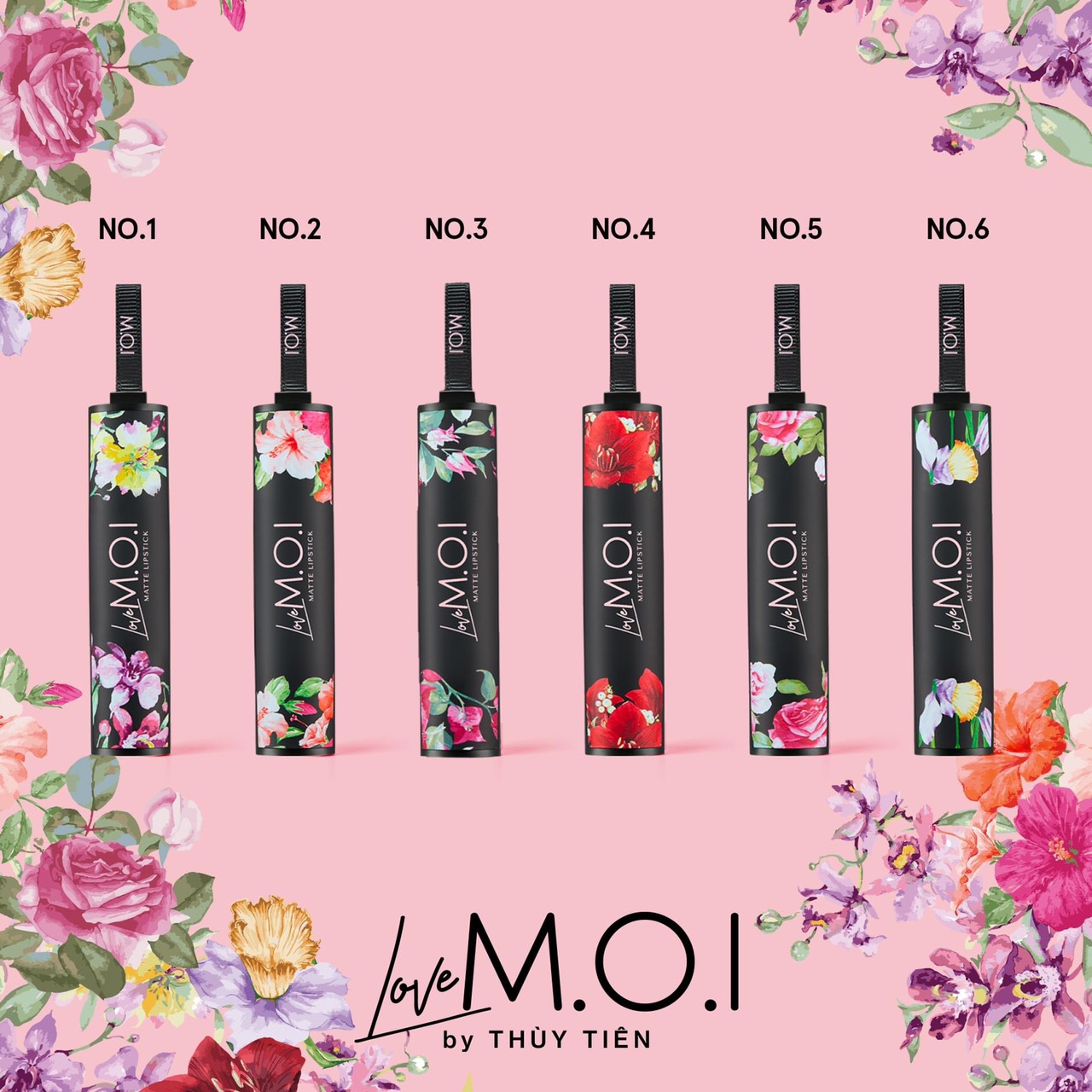Son thỏi lì- son love by m.o.i thuỳ tiên - phiên bản giới hạn 2022- moi cosmetics