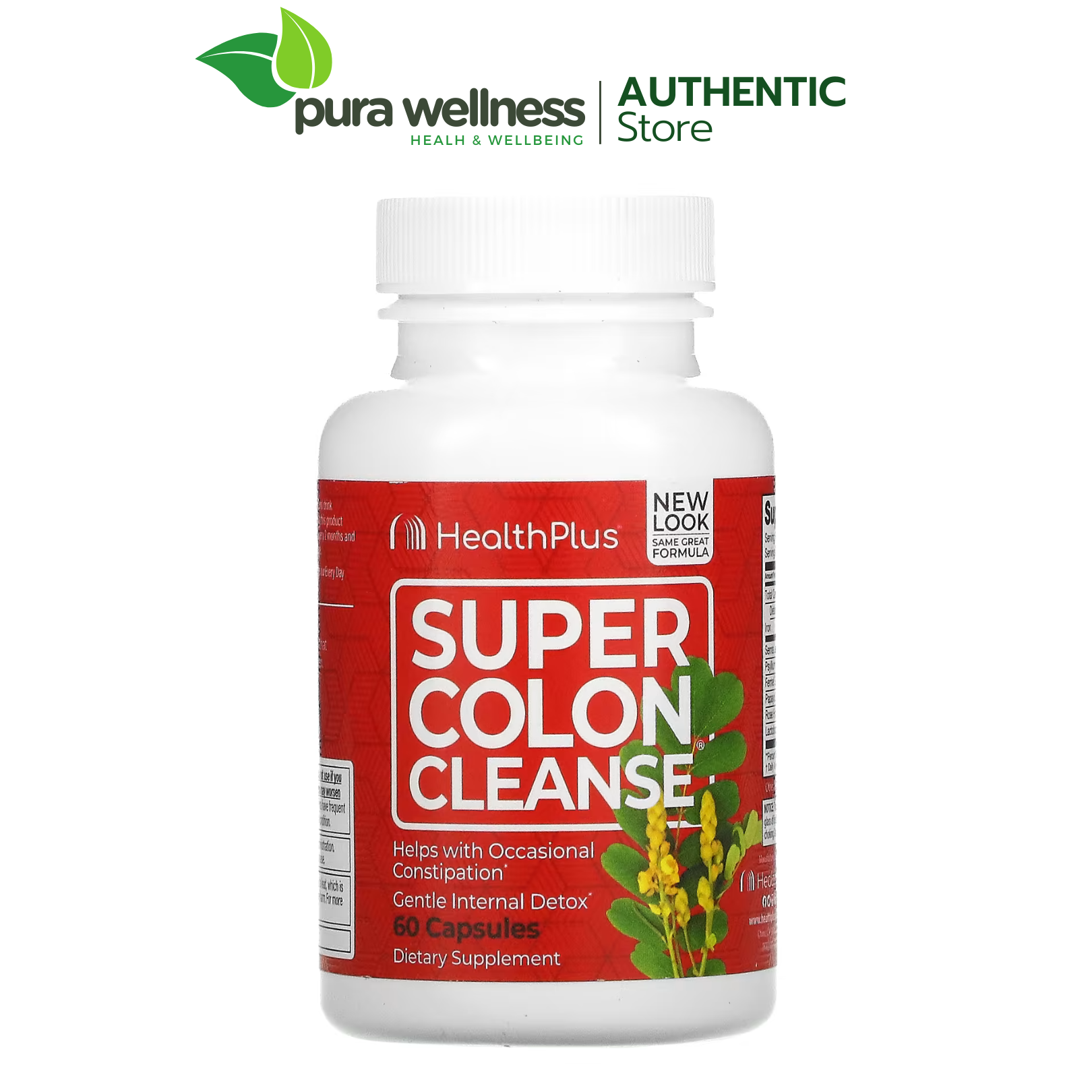 Health Plus Super Colon Cleanse 60 viên -  Viên thanh lọc, thải độc đường ruột