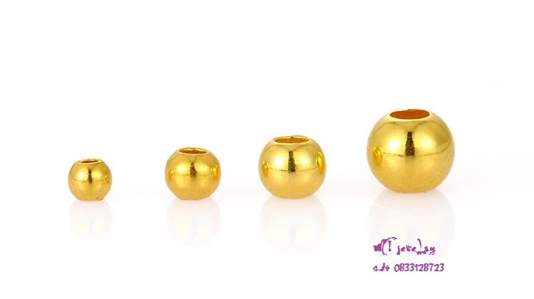 Charm Bi tròn vàng 24k