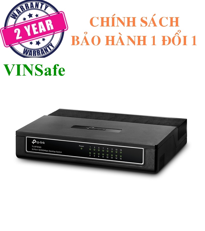 Switch tp-link tl-sf1016d - 16 ports - tem fpt phân phối