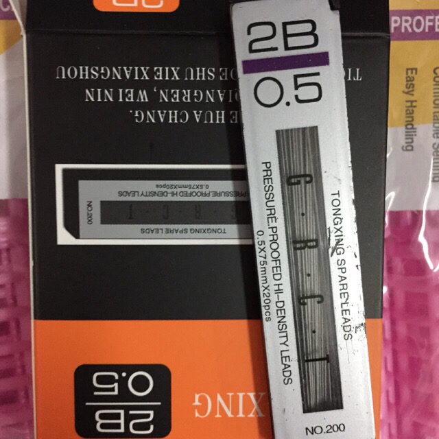 [GIÁ SỐC] 3 ống Ruột Bút Chì Kim,Ngòi bút chì Bấm 2B 0.5mm