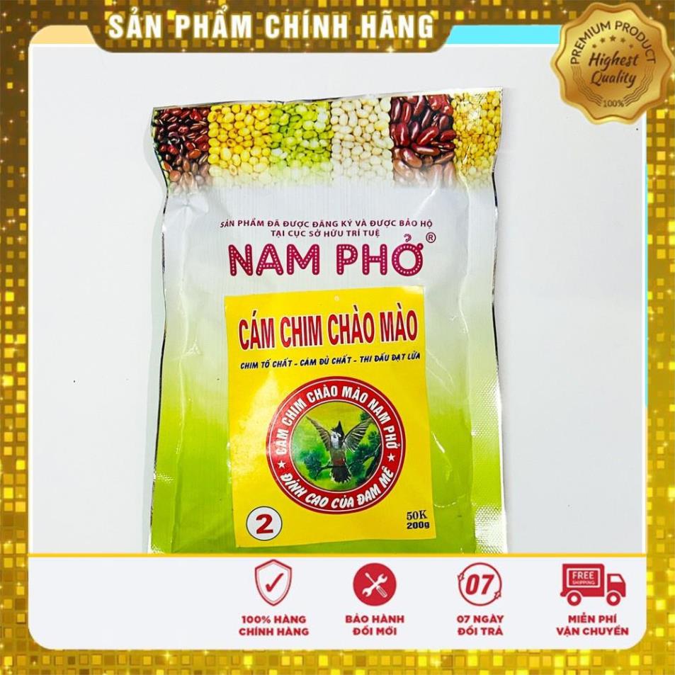 Hàng cao cấp cám chim chào mào số 2 nam phở cao cấp 200g - cám chào mào số 2 nam phở giá rẻ