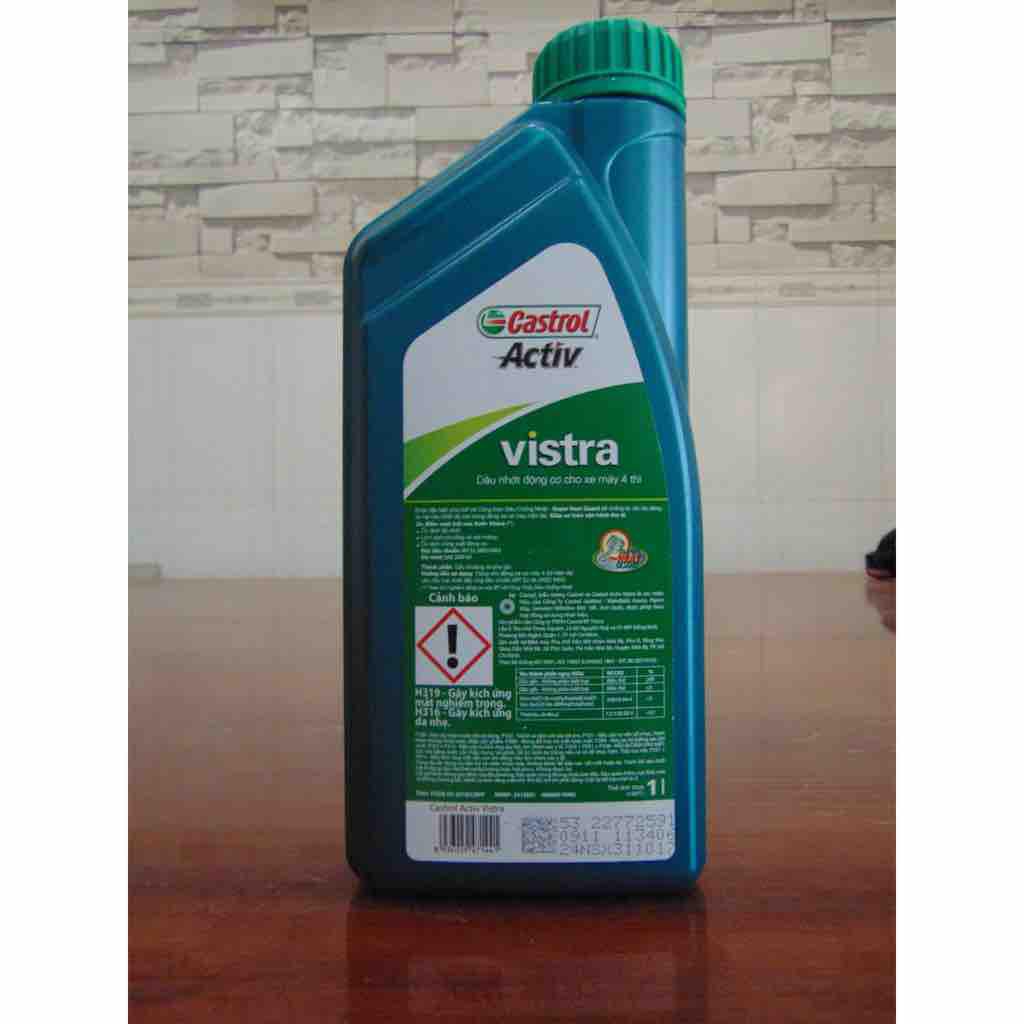 Dầu nhớt động cơ xe máy Castrol Active vistra 300 20W50 dành cho xe số