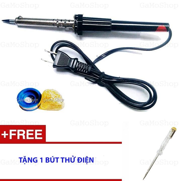 [HCM]ButTD - Bộ Mỏ hàn chì RD 60W GamoShop Chì hàn Nhựa thông + Tặng Bút thử điện Tốt