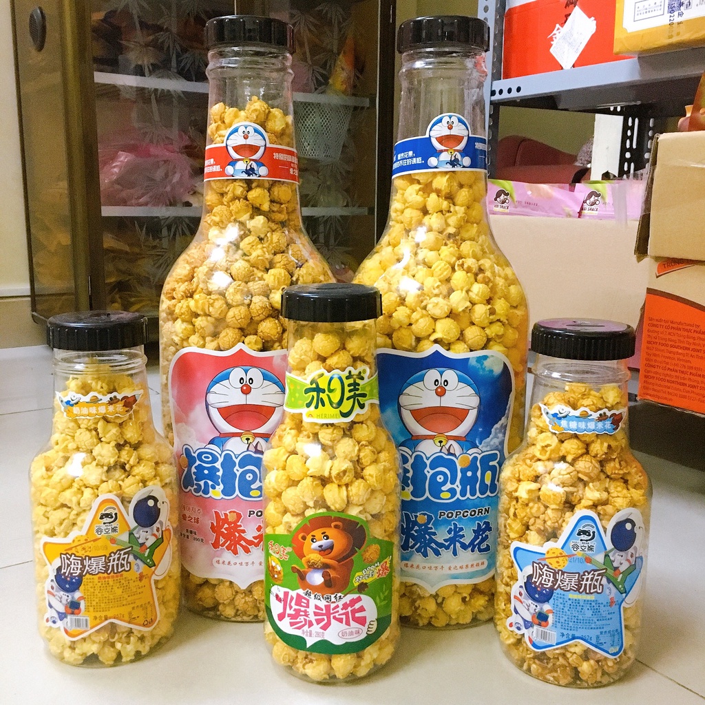 Bỏng ngô/ bắp rang bơ khổng lồ - chai 252g/ 890g/...