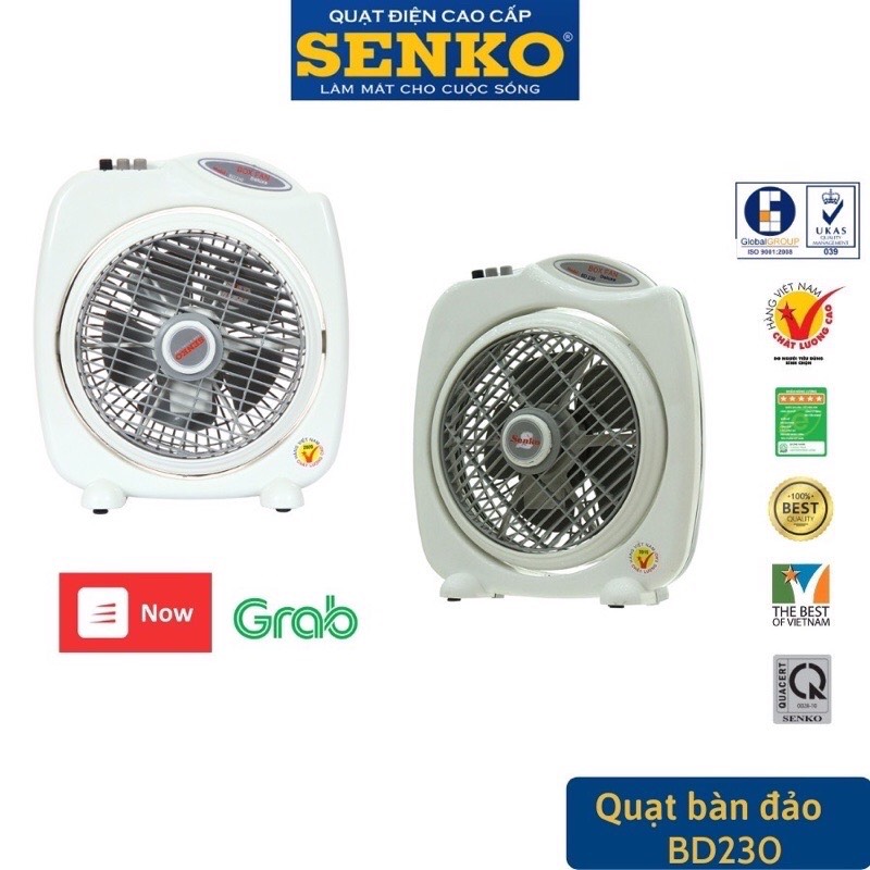 Quạt hộp senko bd230, quạt bàn đảo senko, quạt tản senko