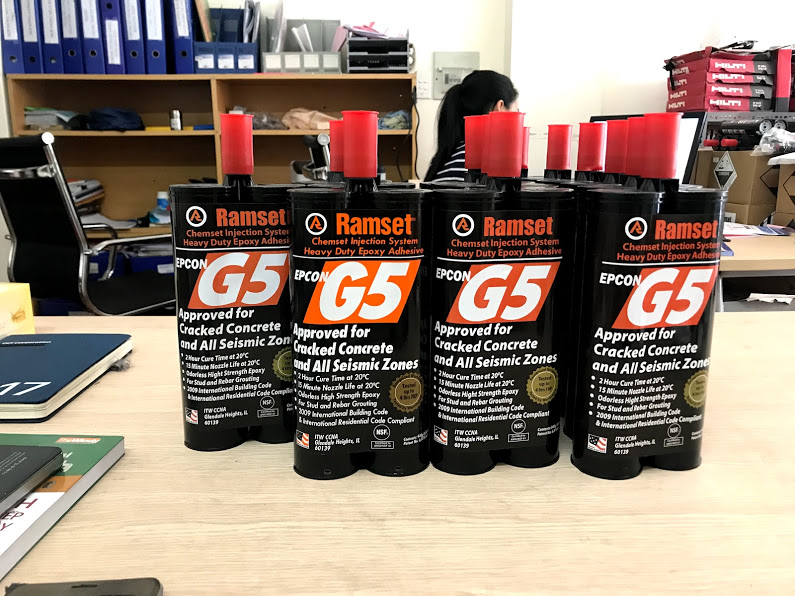 RAMSET EPCON G5 – KEO EPOXY NEO, CẤY SẮT THÉP tuýp 650ml