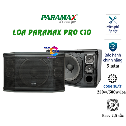 Loa PARAMAX PRO-C10 Hàng Chính Hãng