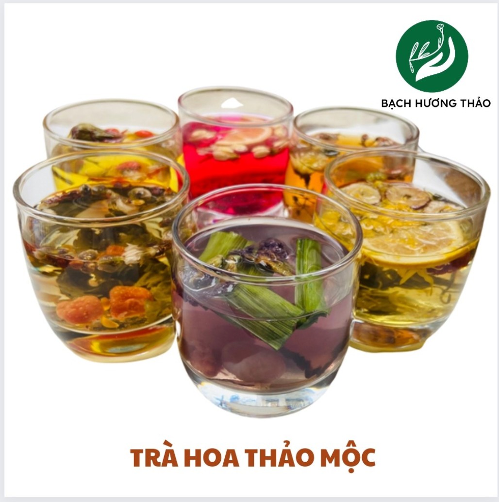 1 Gói trà hoa quả sấy khô detox, dryed flowers tea . hoa trà thảo dược, hoa hồng, hoa cúc, hoa đào,kỉ tử, long nhãn, táo tàu, cúc chi, đông trùng thảo ,bạch hương vân thảo