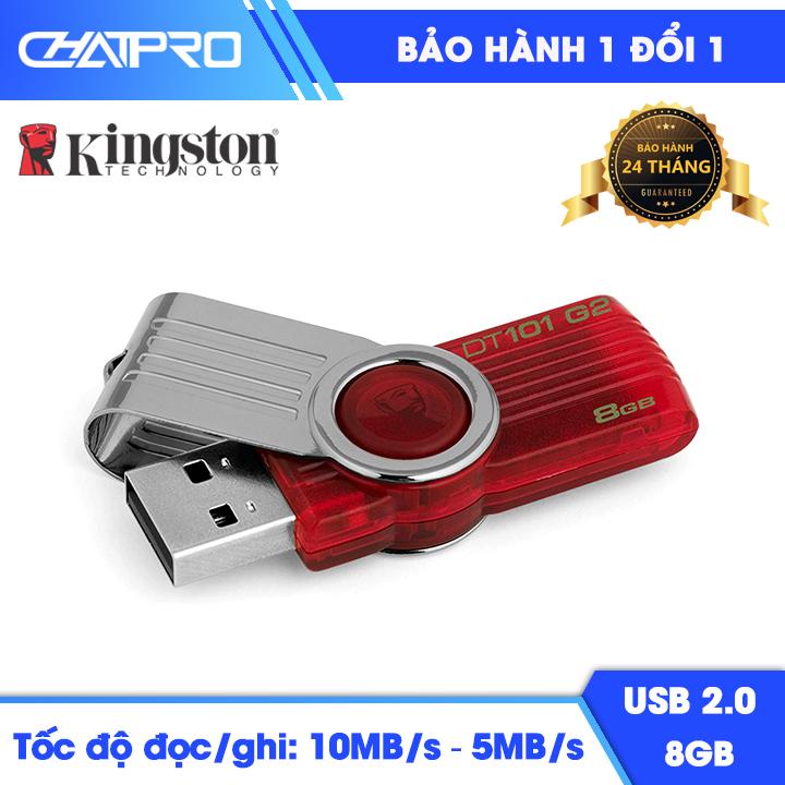 Usb 8gb 2.0 kingston datatraveler 101