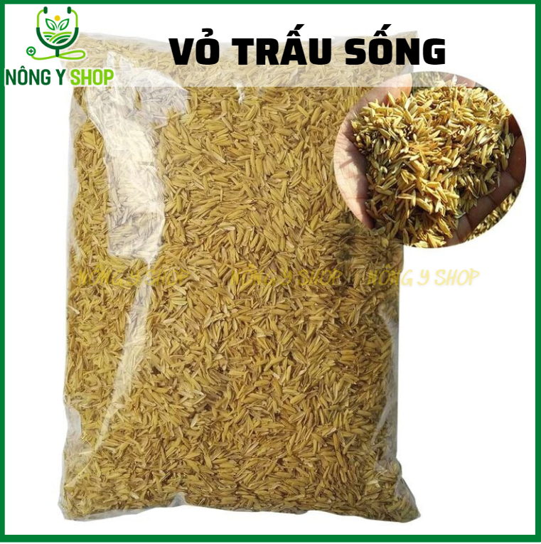 Vỏ trấu sống, túi zip 500g, 250g, vỏ trấu khô, vỏ trấu trộn đất trồng cây, trộn giá thể, tăng độ tơi xốp cho đất trồng