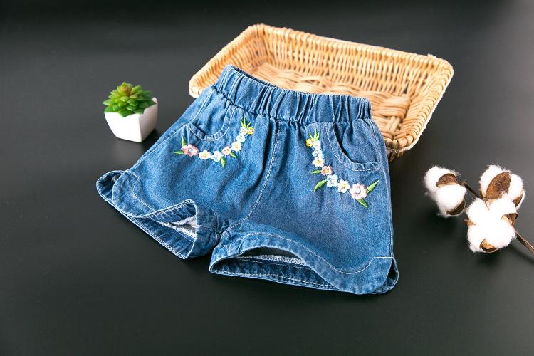 Quần sooc jeans bò cho bé 95-125cm, 13-24kg