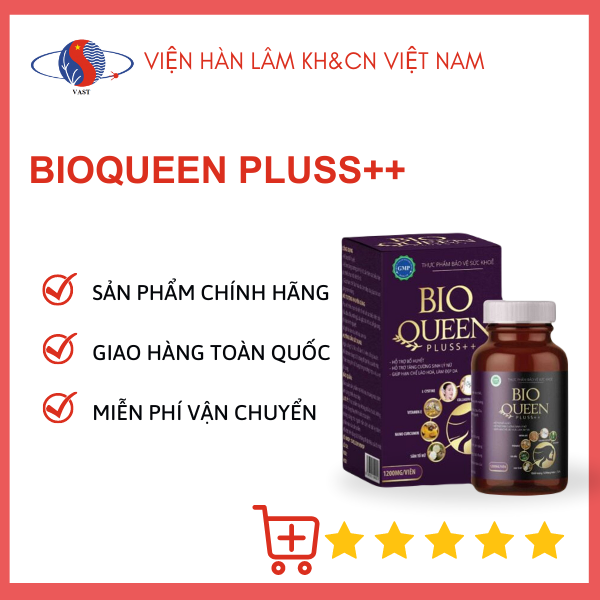 Bioqueen pluss hộp 45 viên tăng cường nội tiết tố nữ