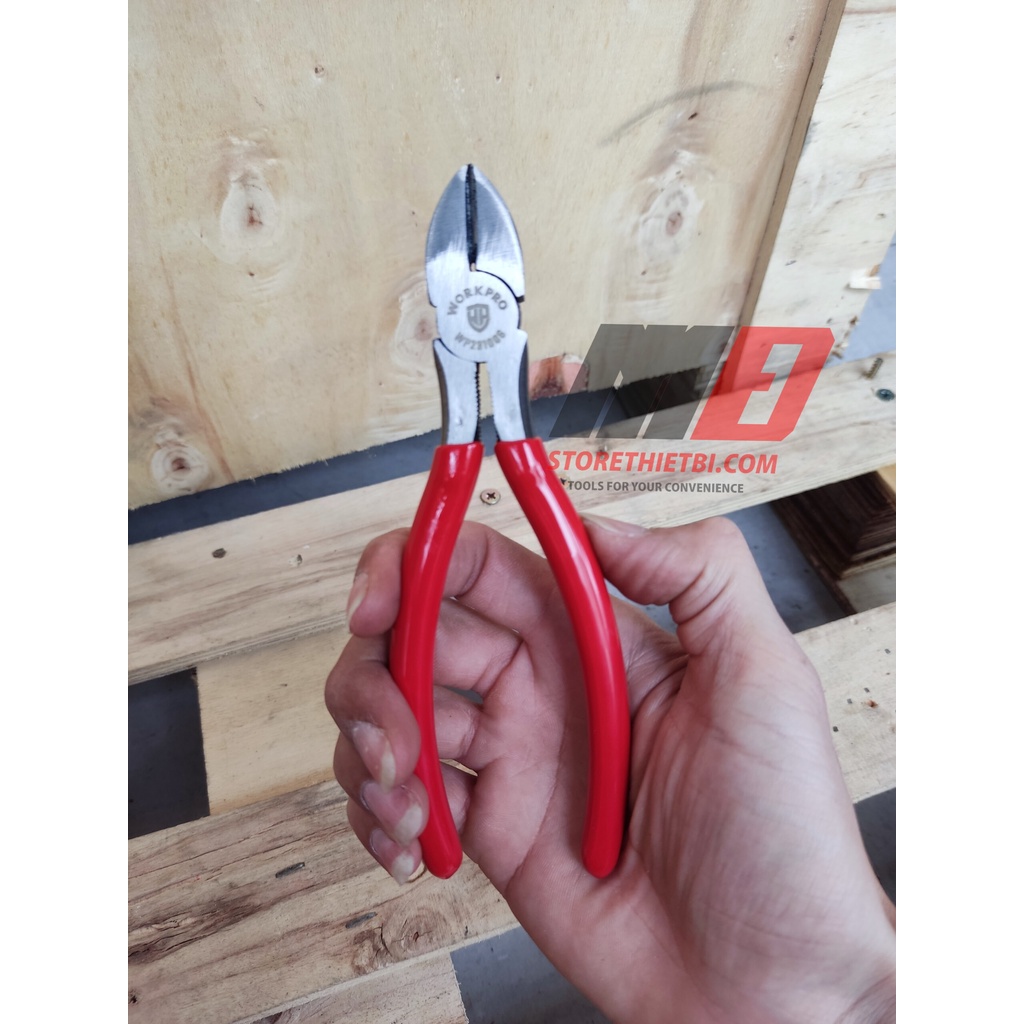 Kìm cắt dây điện 6 inch 160mm workpro - wp231006