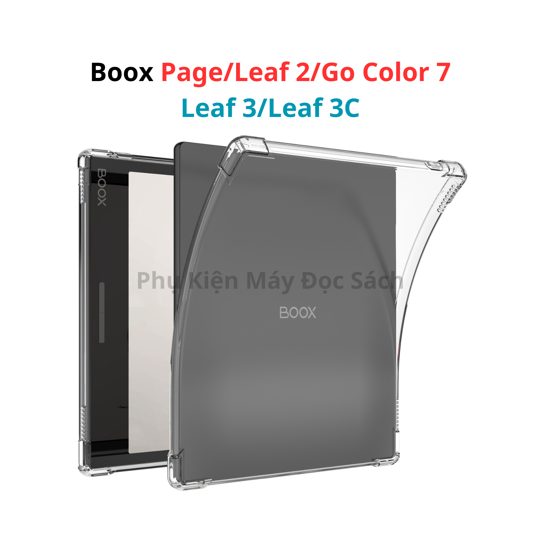  Ốp Lưng Silicone Boox Page Go Color 7 Leaf 2 Leaf 3 Leaf 3C Case Máy Đọc Sách Boox Page Leaf 2 Leaf 3 Leaf 3C 