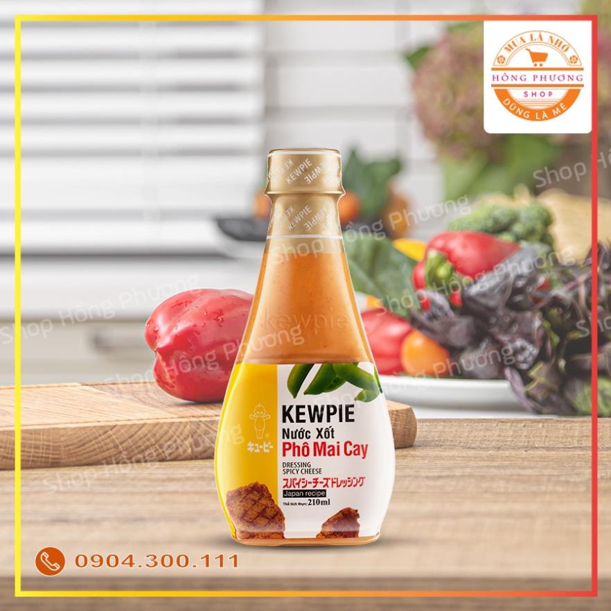 Nước xốt phô mai cay kewpie - chai 210ml