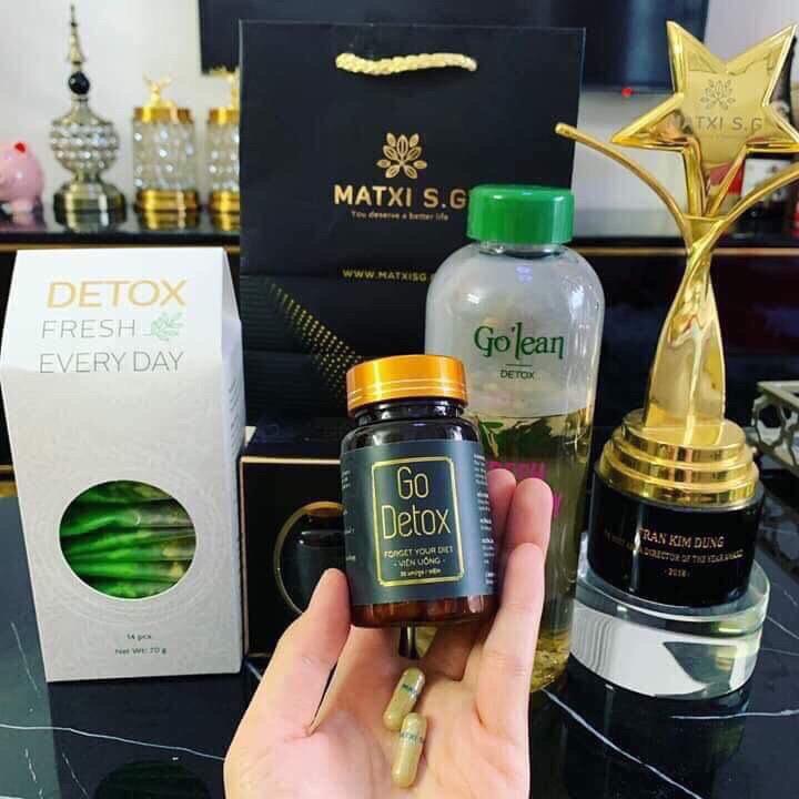 Combo go detox tặng kèm 1 hộp 14 gói detox