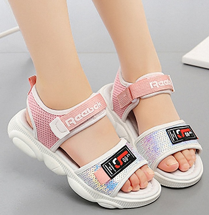 Dép sandal bé gái êm chân đi học , đi chơi xinh xắn 4 - 14 tuổi - SA89