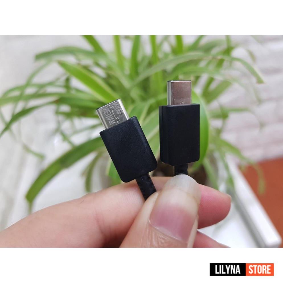 Cáp sạc nhanh sam sung 25w 45w chân c to c