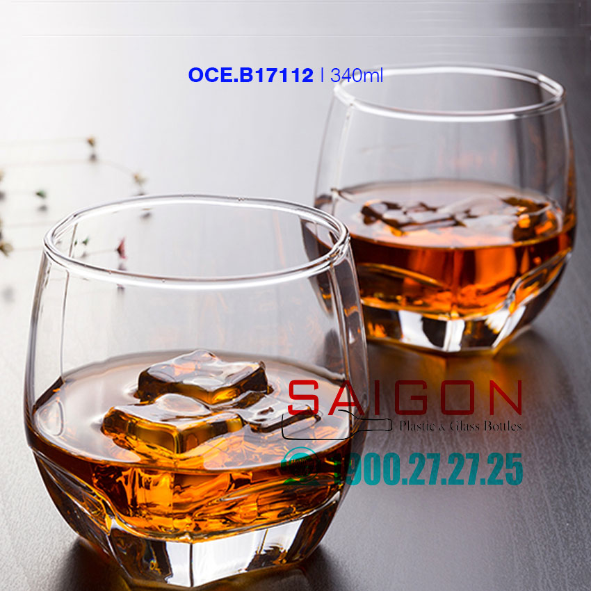 Ly thủy tinh ocean charisma rock 340ml | nhập khẩu thái lan