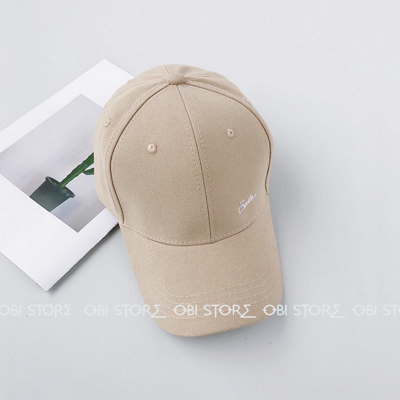 [HCM]Nón kết mũ lưỡi trai thời trang Icon Smile - N4