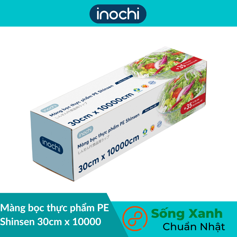 Màng bọc thực phẩm inochi pe shinsen 30cm x 10000