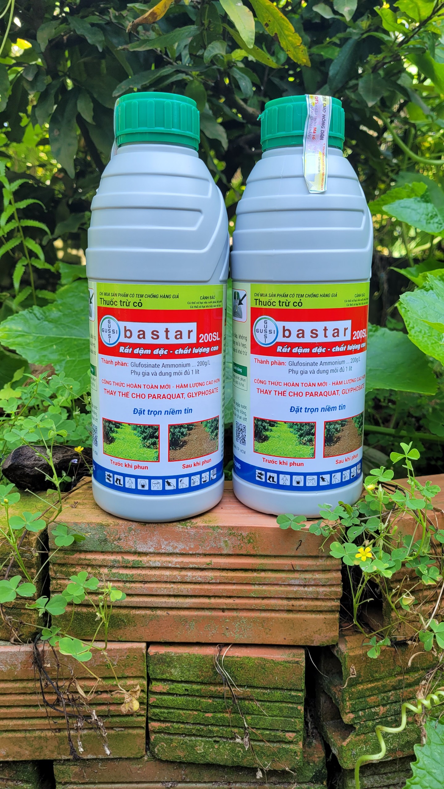 [Freeship Max] Thuốc trừ cỏ mần trầu, cỏ chỉ, cỏ cú khai hoang Basta 200SL chai 900ml (BMC)_VTNN TRUNG THIEN THINH