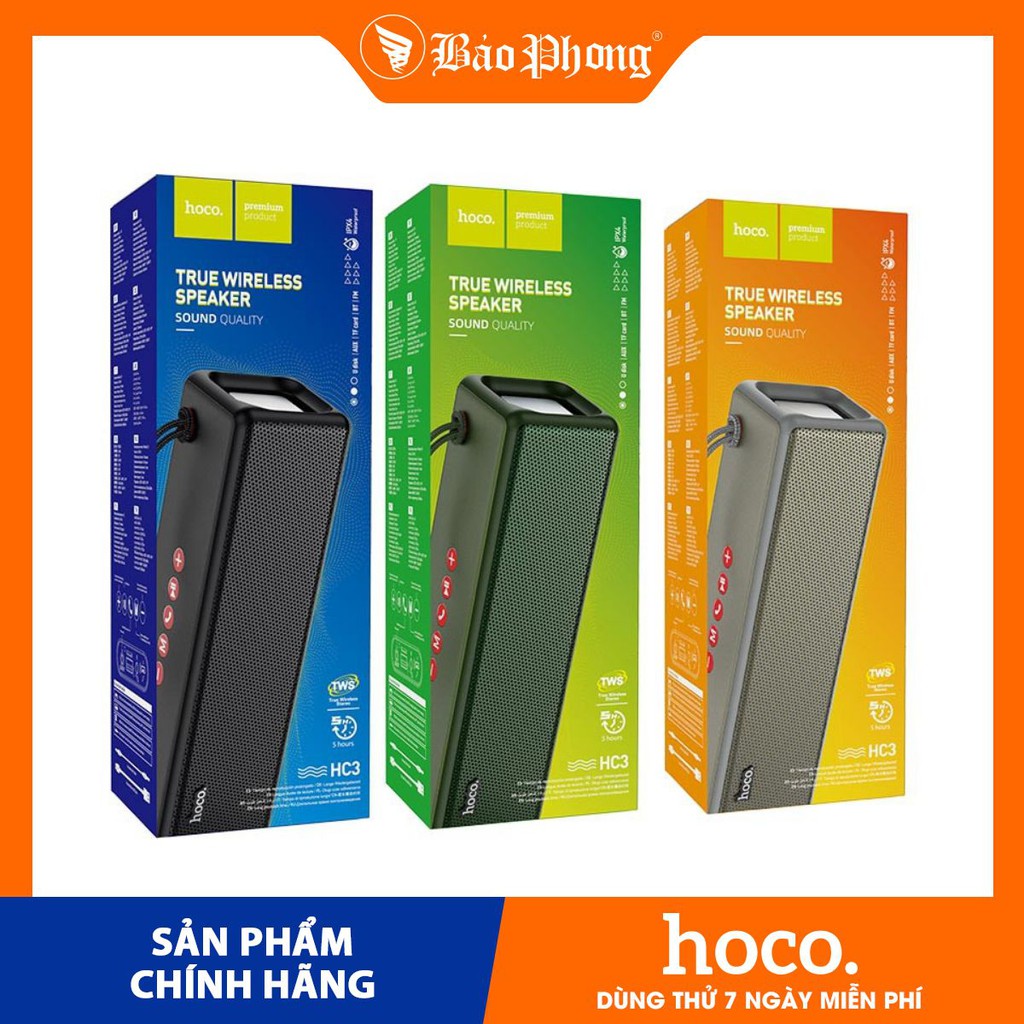 Loa blutooth không dây hoco hc3