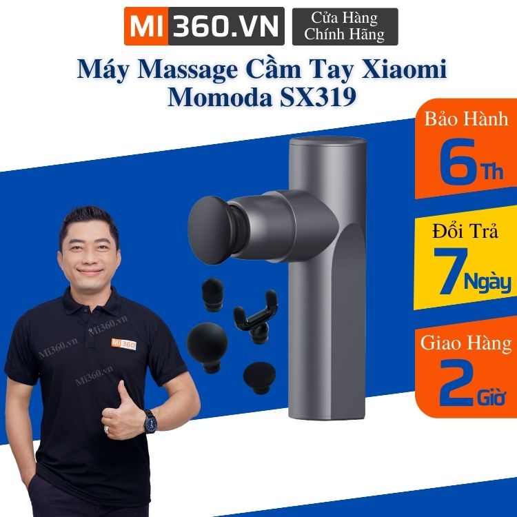 Súng Massage Cầm Tay Xiaomi Momoda SX319 - BH 6 Tháng