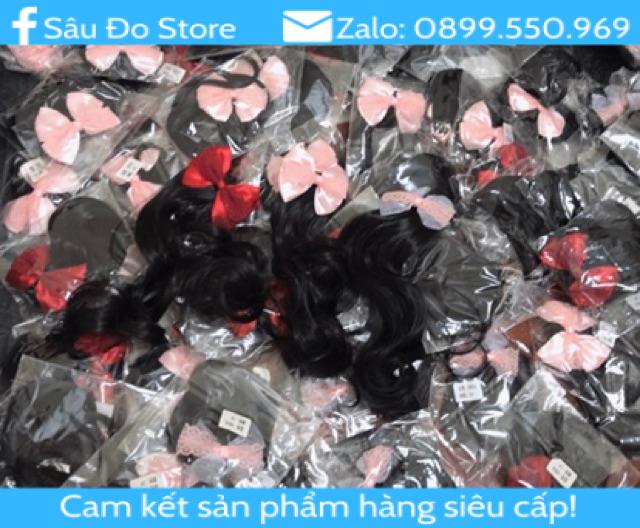Tóc giả cho bé siêu đáng yêu set 2 kẹp