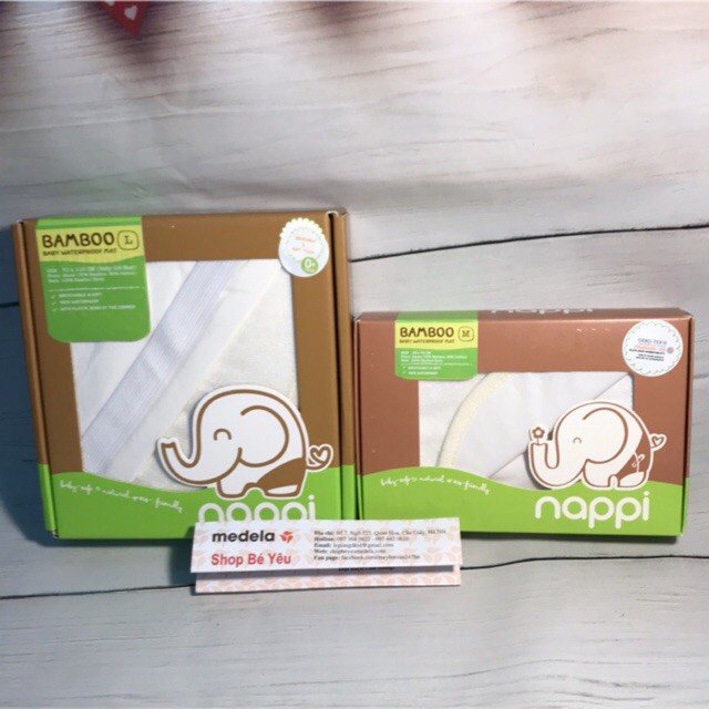 Lót đệm chống thấm nappi sz m 55118cm