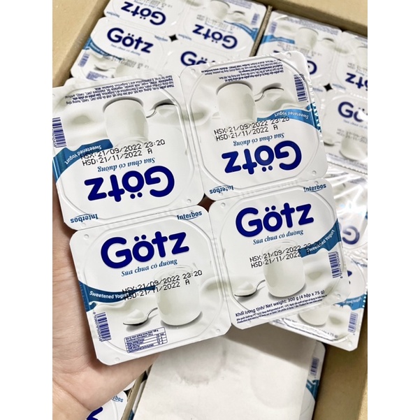 Sữa chua gotz thùng 12 lốc