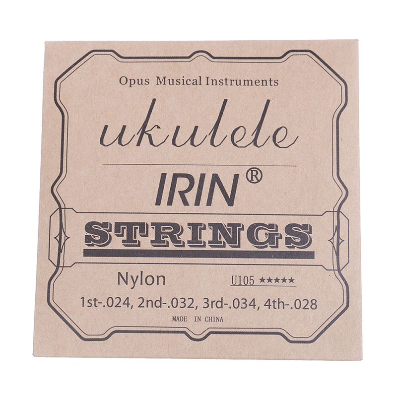 Langyouzi9 4 dây đàn Ukulele cái/bộ Dây Đàn Ukulele điều chỉnh U105 A E C G bằng nylon màu trắng