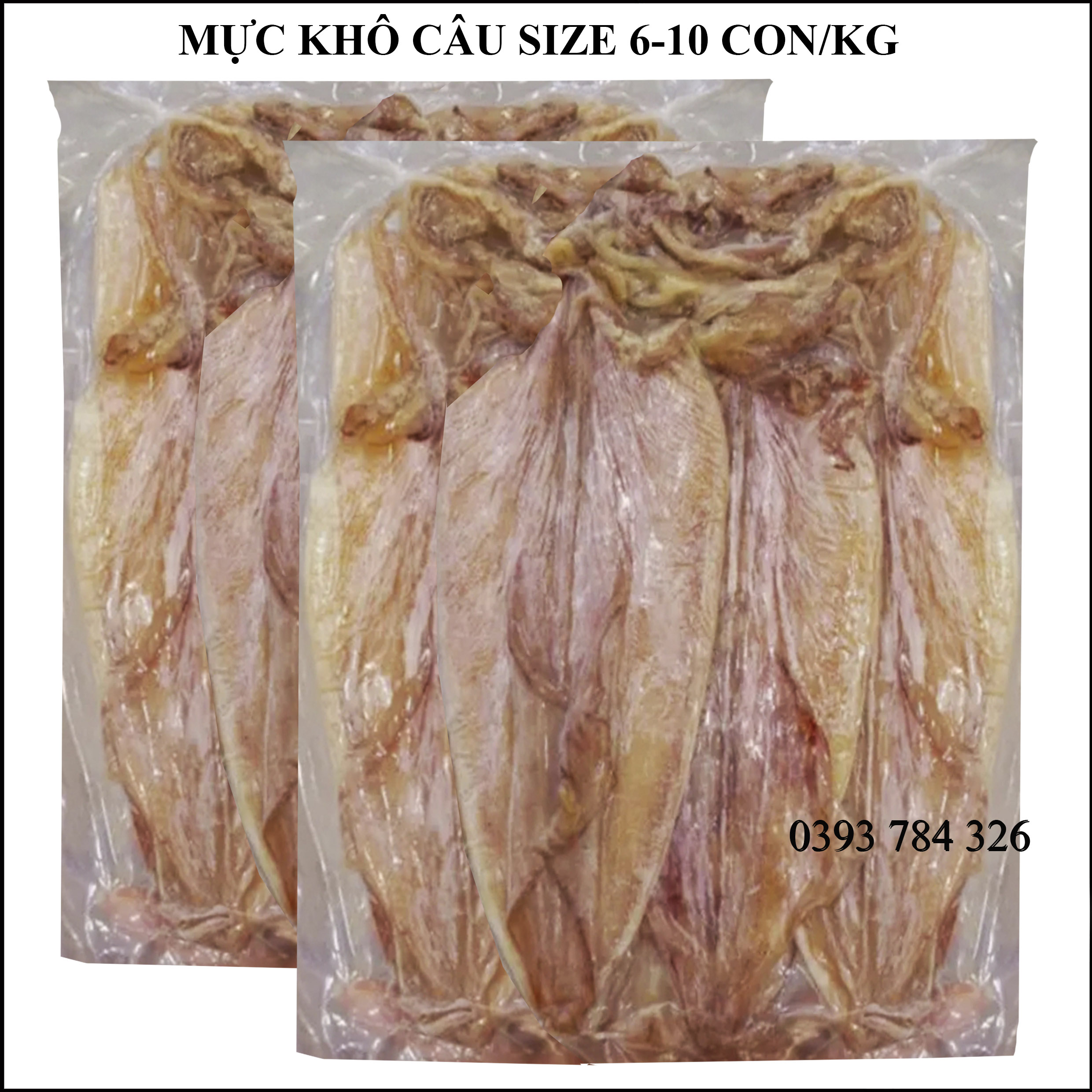 1kg mực khô câu loại ngon thịt dày thơm size siêu to 6-10 con/kg hút chân không