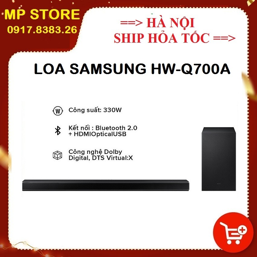 Loa thanh soundbar Samsung HW-Q700A/XV - Công suất 330W