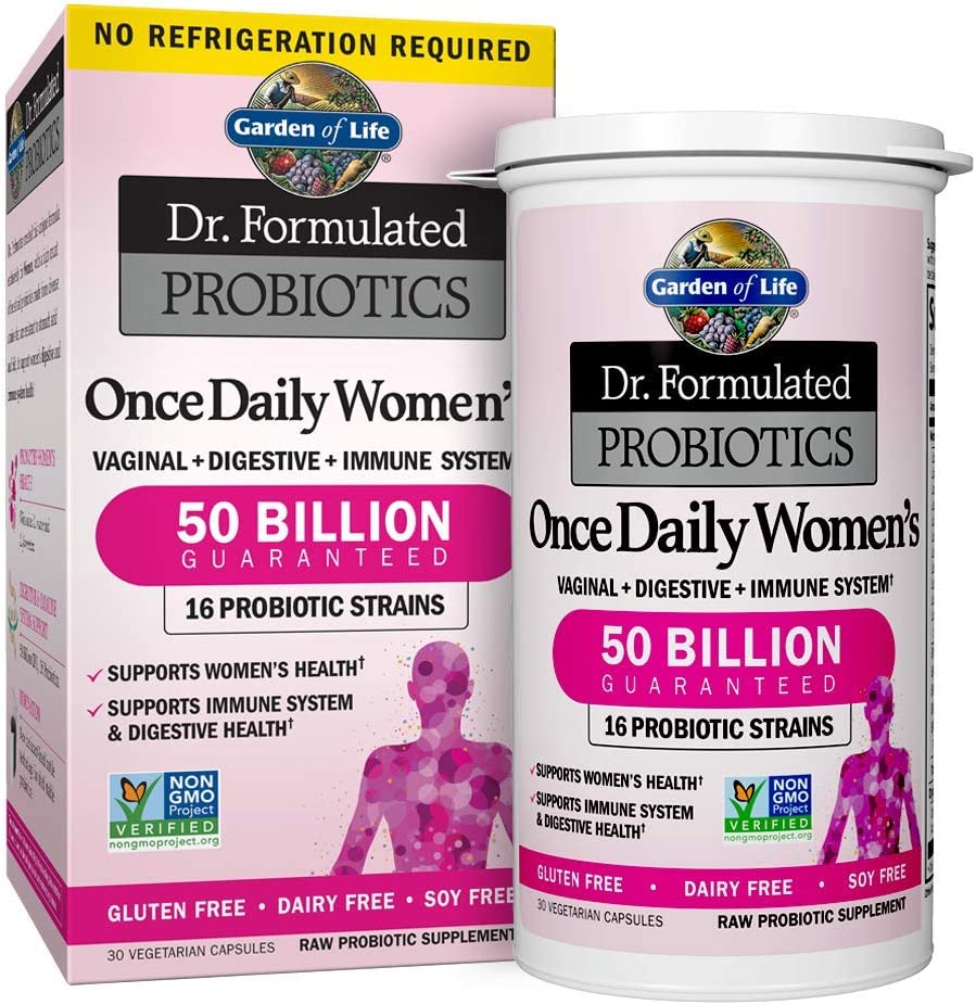 VIÊN UỐNG BỔ SUNG LỢI KHUẨN Garden of Life Dr. Formulated Probiotics for Women, 50 Billion CFU - Vaginal & Immune Health, Non GMO, Gluten Free, HỖ TRỢ TIÊU HÓA - MIỄN DỊCH