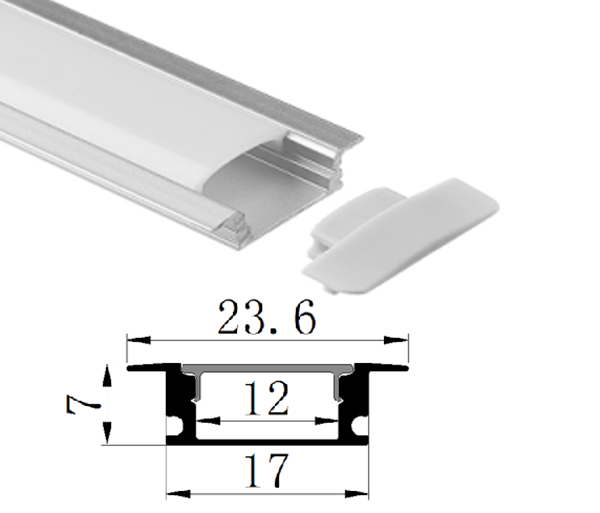 [HCM]Thanh Nhôm LED Chữ U Kích Thước 17 x 7mm