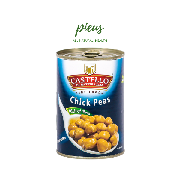Đậu gà đóng hộp | Chick peas Castello 400g - Rau củ đóng hộp giàu dinh dưỡng, tốt cho sức khỏe, tiện lợi nhập khẩu Ý