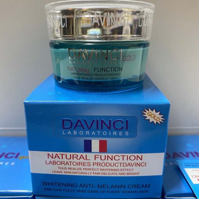 KEM DAVINCI XANH - DƯỠNG TRẮNG DA 30gr