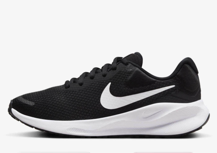 [THANH LÝ] Giày Thể Thao N i k e Women's Revolution 7 Road Running Shoes - Black Size 8 - Bị Bám Bẩn