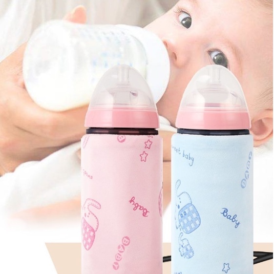 Túi ủ bình sữa thông minh có cổng USB, phù hợp với mọi loại bình sữa BQSHOP