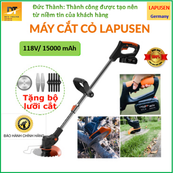 Máy cắt cỏ Pin Lapusen nhập khẩu Đức