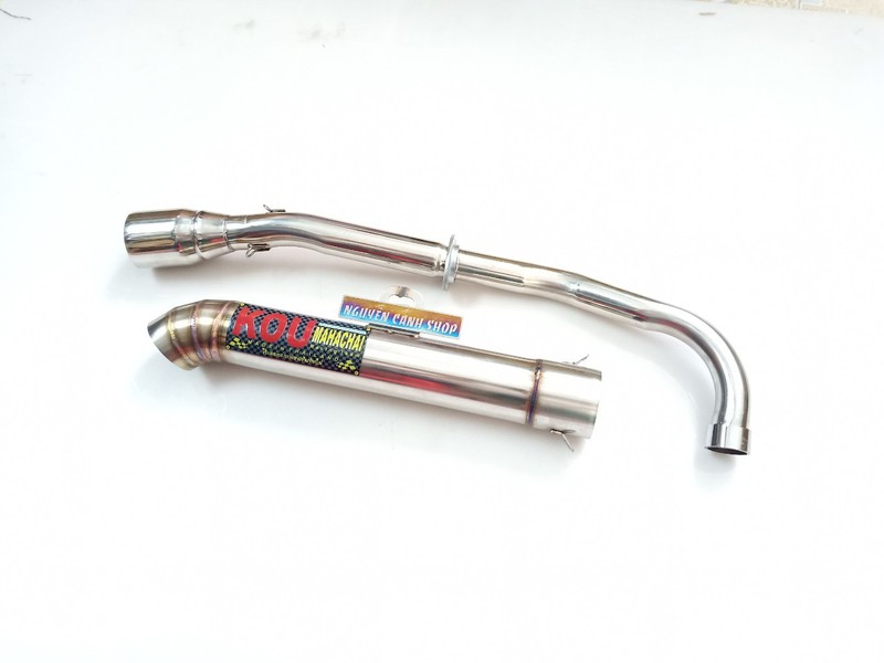 pô kou không nỉ gắn xe CUB 50 có cổ