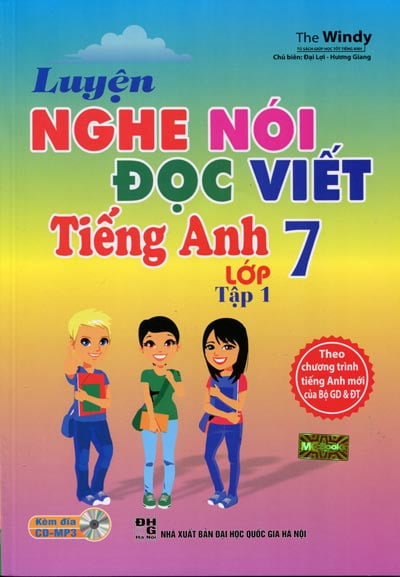 Fahasa - lớp 7 - tập 1 - luyện nghe nói đọc viết tiếng anh