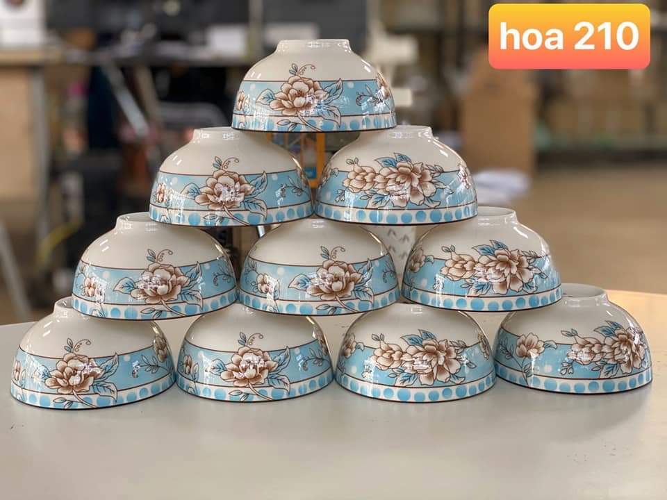 BỘ 10 CHÉN SỨ HOA VĂN KIỂU NHẬT SANG TRỌNG (Giao ngẫu nhiên)