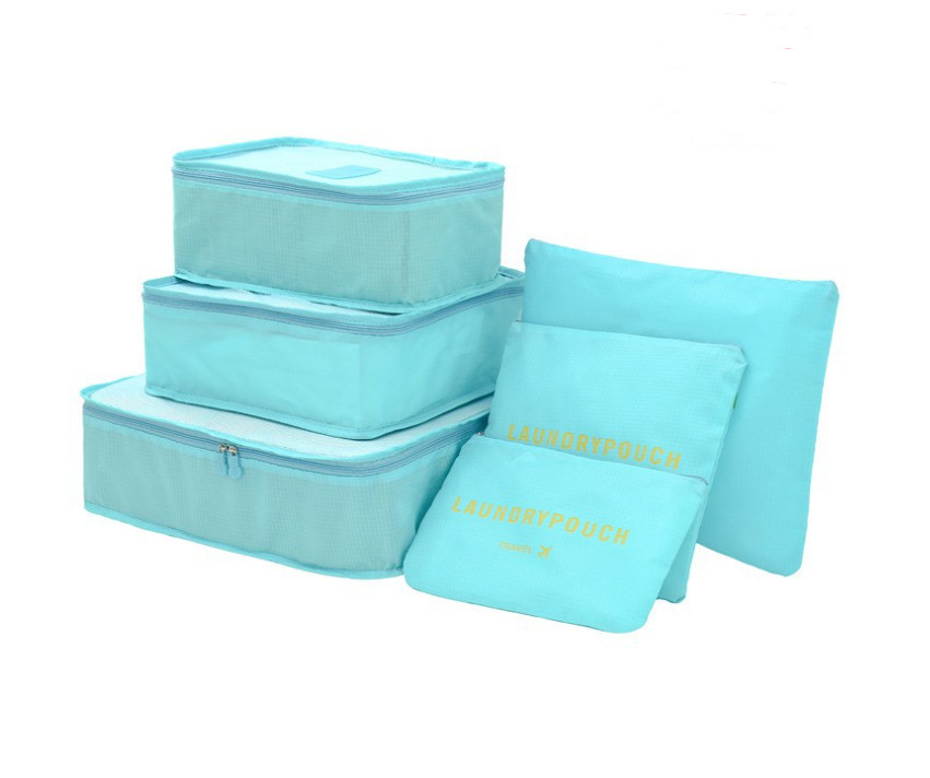 Bộ 6 túi đựng đồ du lịch bộ quần áo nhà tổ chức tủ quần áo vali du lịch di động đa năng túi sắp xếp giày túi