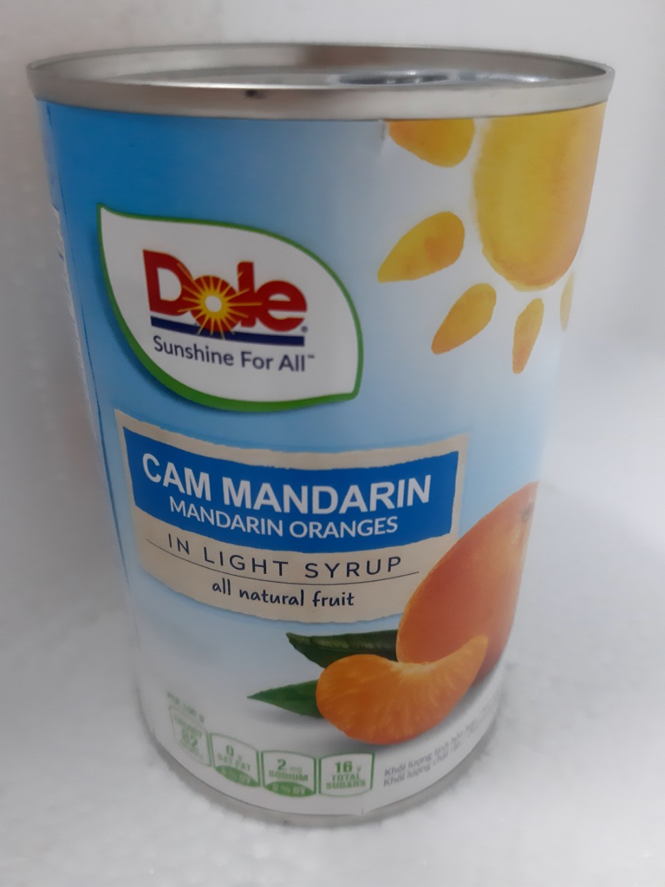 Cam ngâm Mandarin Dole 425g