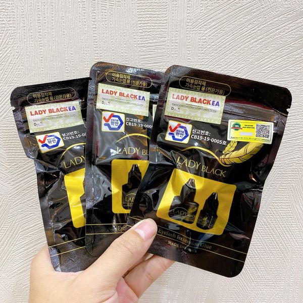 Keo nối mi mắt lady black không cay